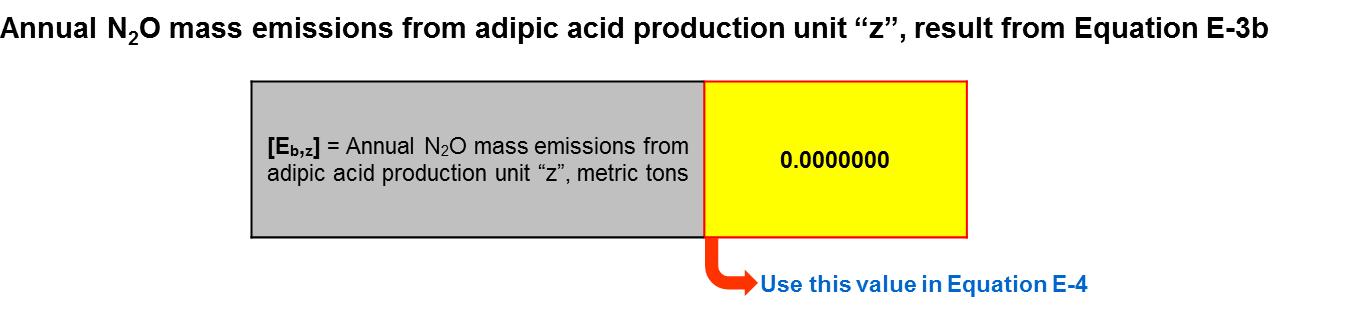 Calculation spreadsheet result in the yellow cell